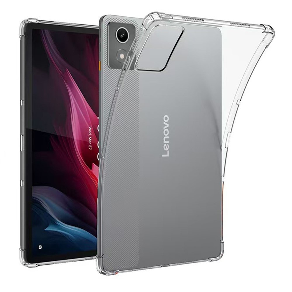 Průhledný gelový obal s vyztuženými rohy na Lenovo Tab K11 Plus - průhledný