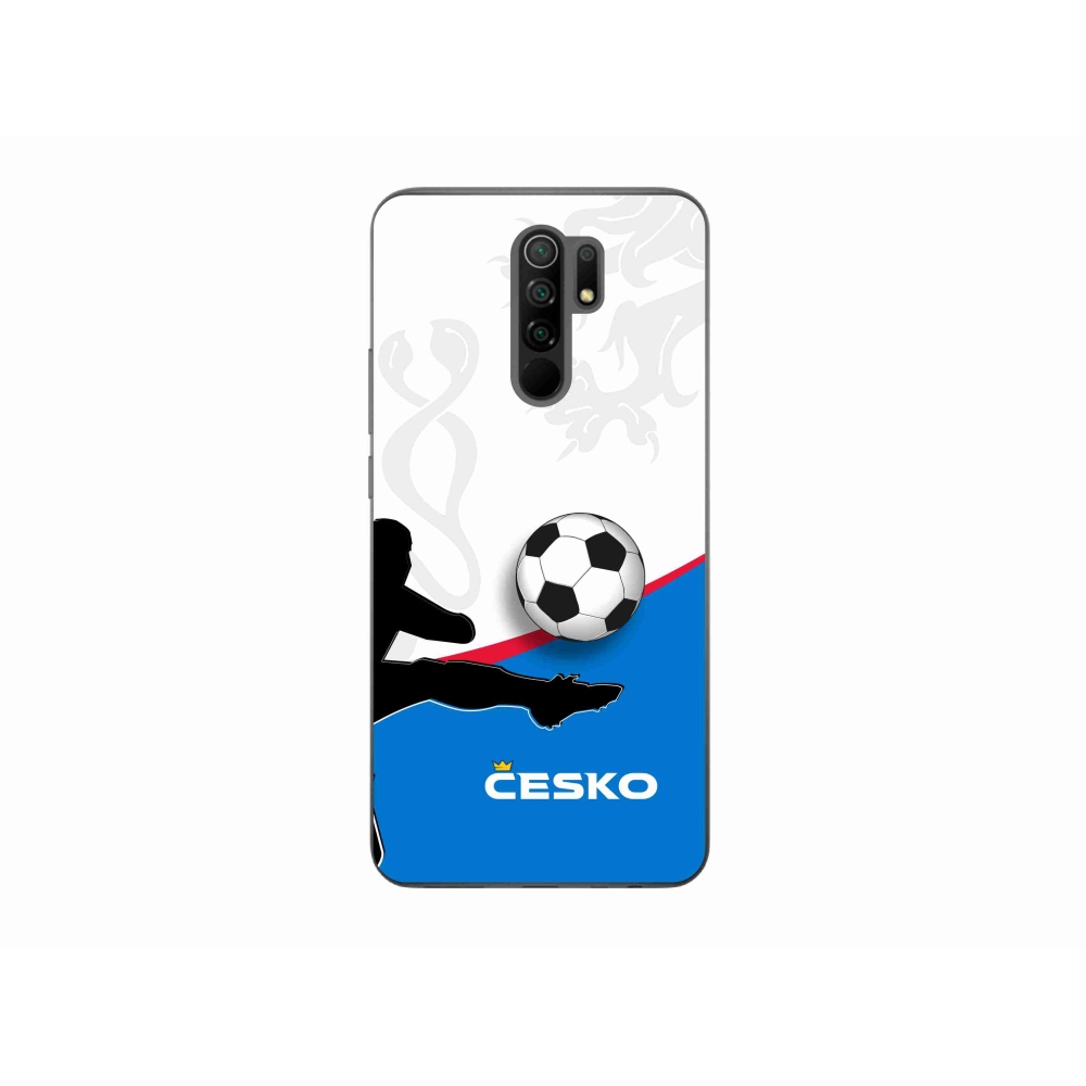 Gelový kryt mmCase na Xiaomi Redmi 9 - fotbal Česko 3