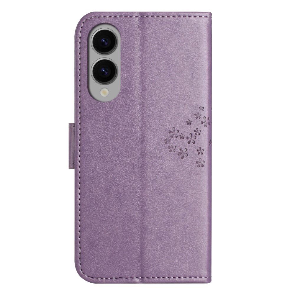 Tree knížkové pouzdro na Samsung Galaxy S25 Edge - světlefialové