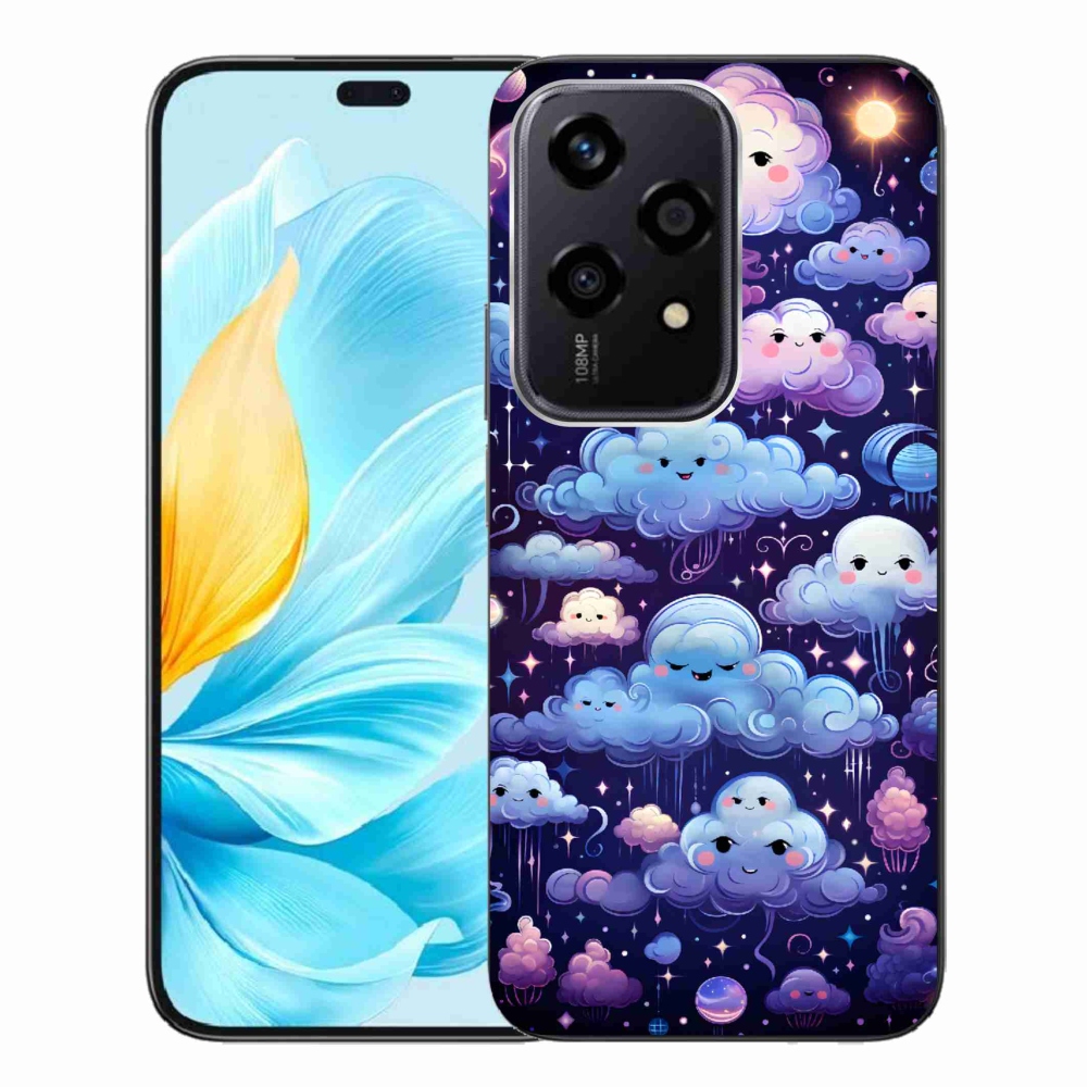 Gelový kryt mmCase na Honor 200 Lite 5G - mráčky