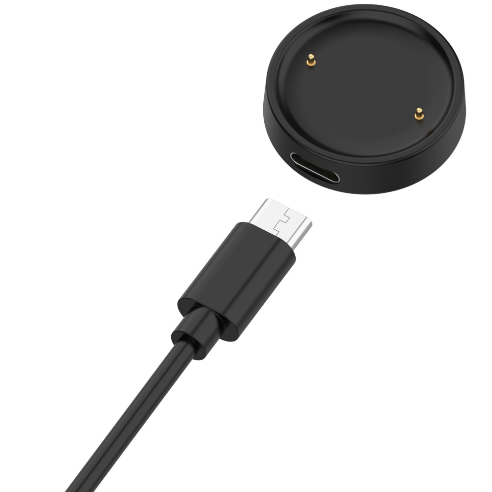 USB-A nabíjecí kabel pro Amazfit Active 2/Bip 6 1m - černý