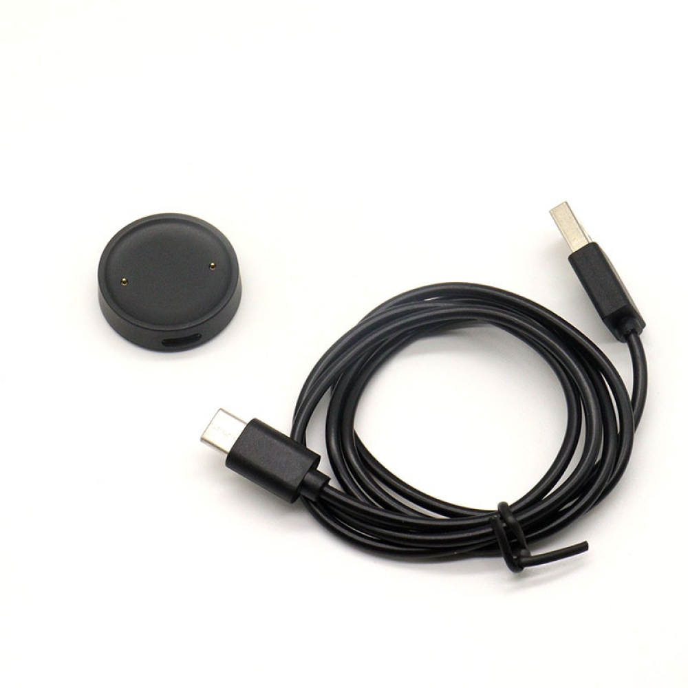 USB-A nabíjecí kabel pro Amazfit Active 2/Bip 6 1m - černý