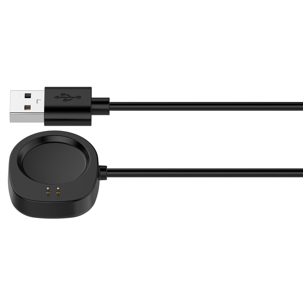 USB-A nabíjecí kabel pro Amazfit Active 3 Premium/ T-Rex 3 1m - černý
