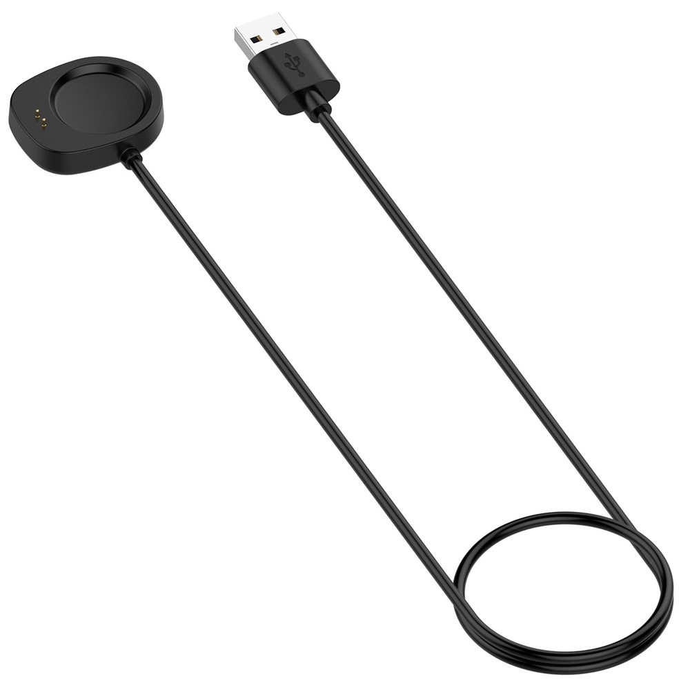 USB-A nabíjecí kabel pro Amazfit Active 3 Premium/ T-Rex 3 1m - černý