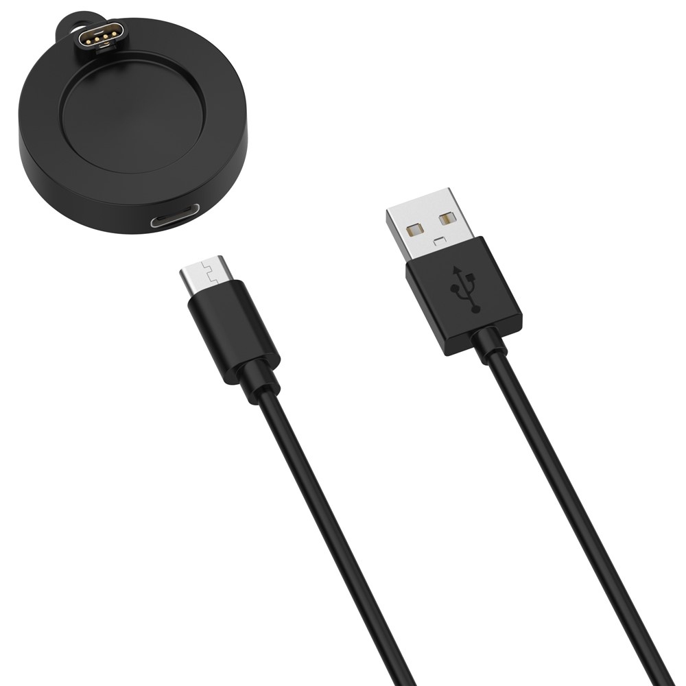 USB-A nabíjecí kabel pro Garmin Forerunner 570 42mm / 47mm 1m - černý