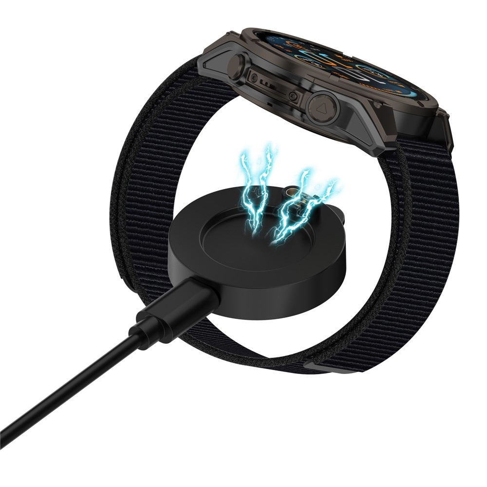 USB-A nabíjecí kabel pro Garmin Forerunner 570 42mm / 47mm 1m - černý