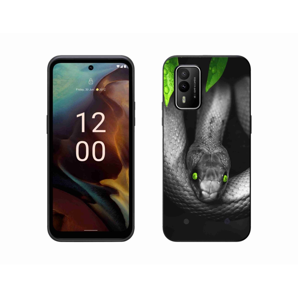 Gelový kryt mmCase na Nokia XR21 - had