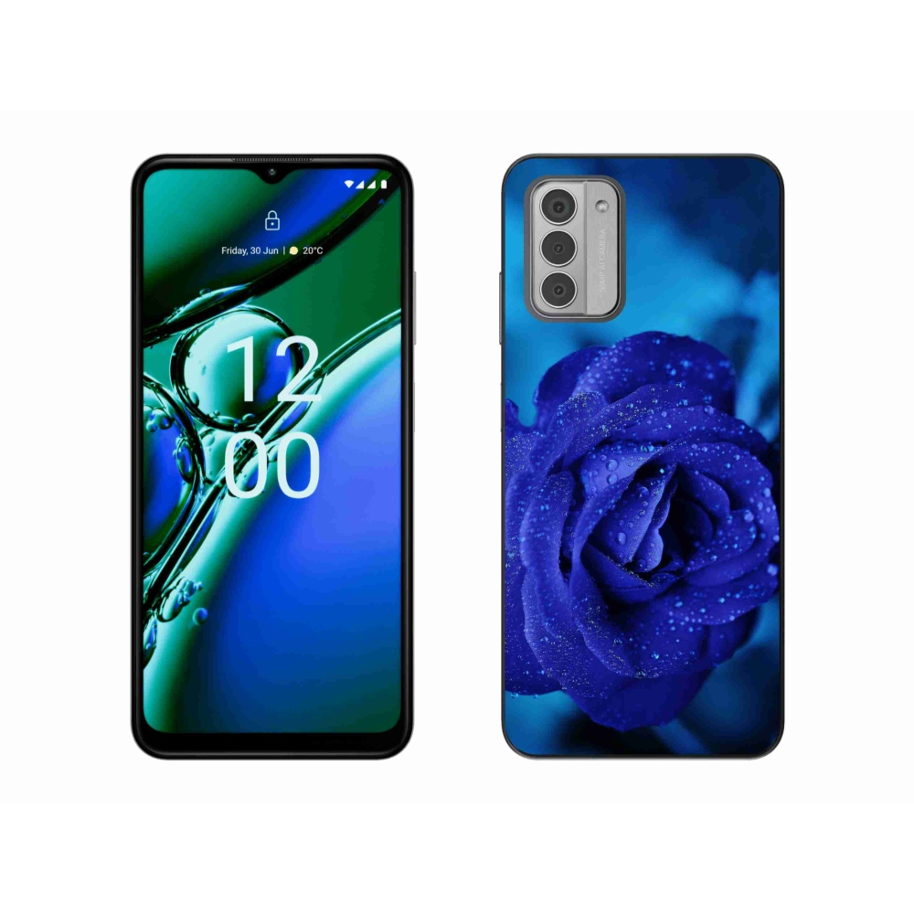 Gelový obal mmCase na Nokia G42 - modrá růže