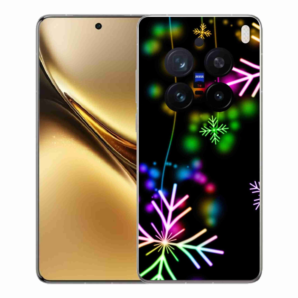 Gelový kryt mmCase na Vivo X200 Pro 5G - barevné vločky