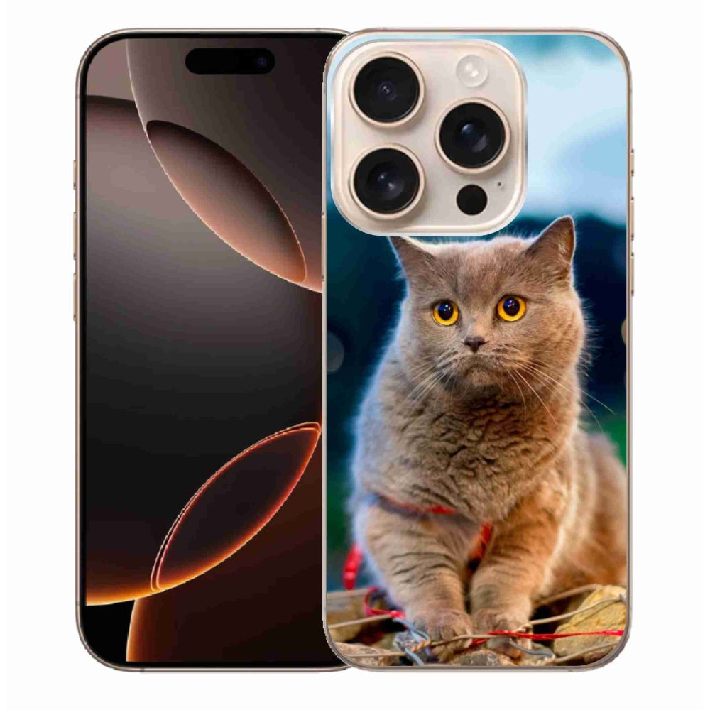 Gelový kryt mmCase na iPhone 16 Pro Max - britská modrá 2