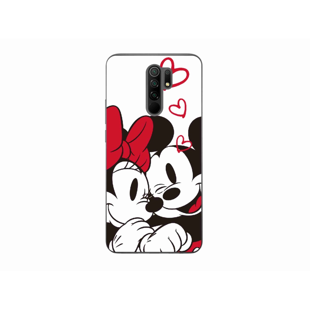 Gelový kryt mmCase na Xiaomi Redmi 9 - minnie a mickey