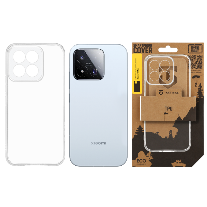 Tactical TPU Kryt pro Xiaomi 17 Max Transparent