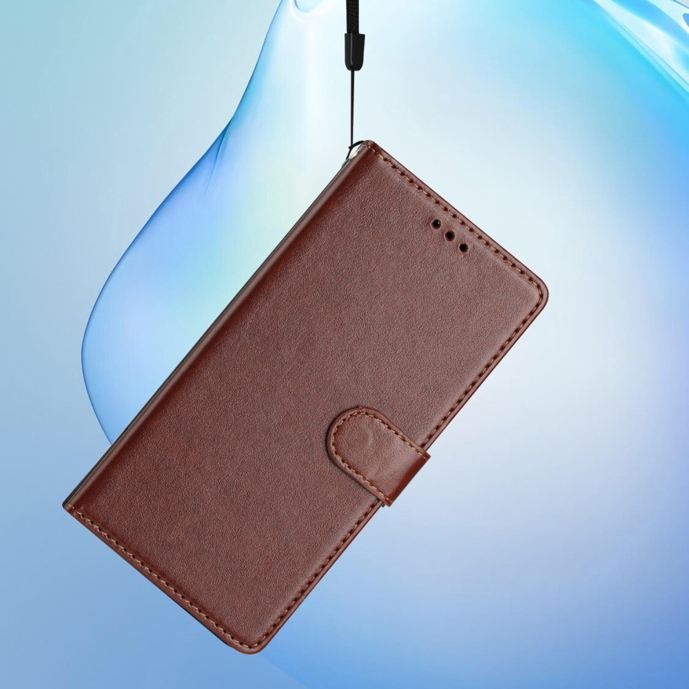 Clots knížkové pouzdro na Xiaomi Redmi Note 14 5G - hnědé