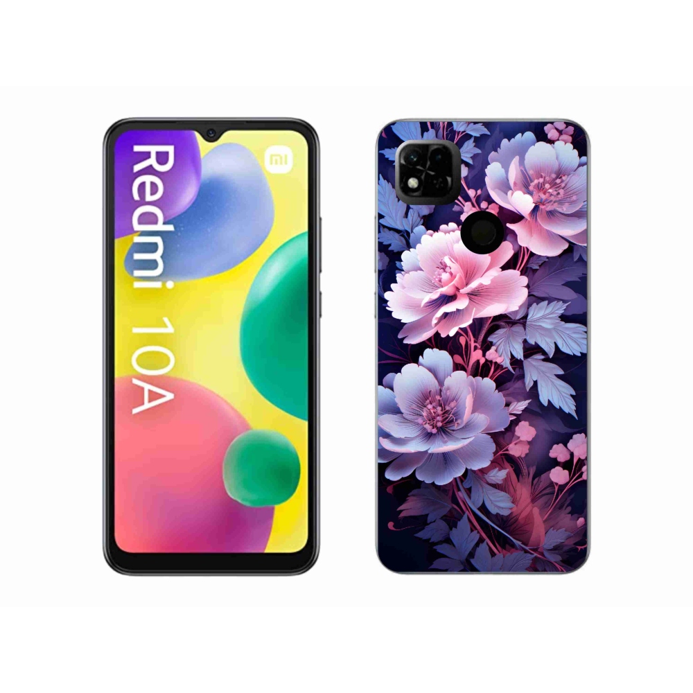 Gelový kryt mmCase na Xiaomi Redmi 10A - květiny 11