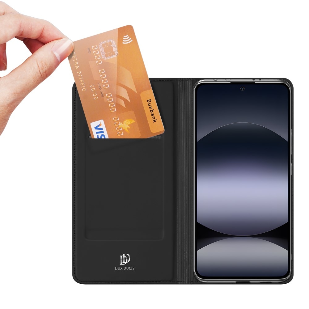 DUX knížkové pouzdro na Xiaomi Redmi Note 14 - černé