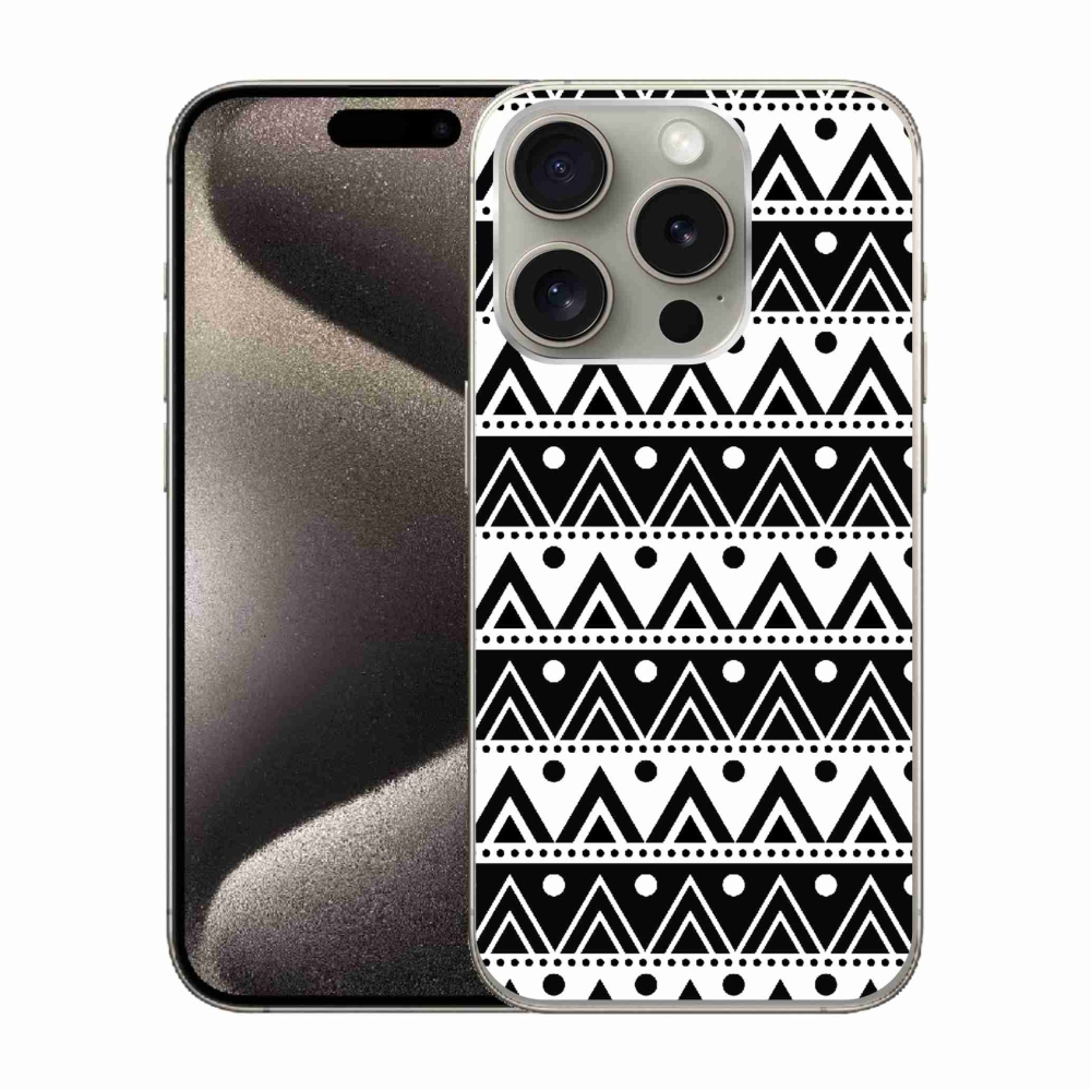 Gelový kryt mmCase na iPhone 15 Pro - abstraktní motiv 29