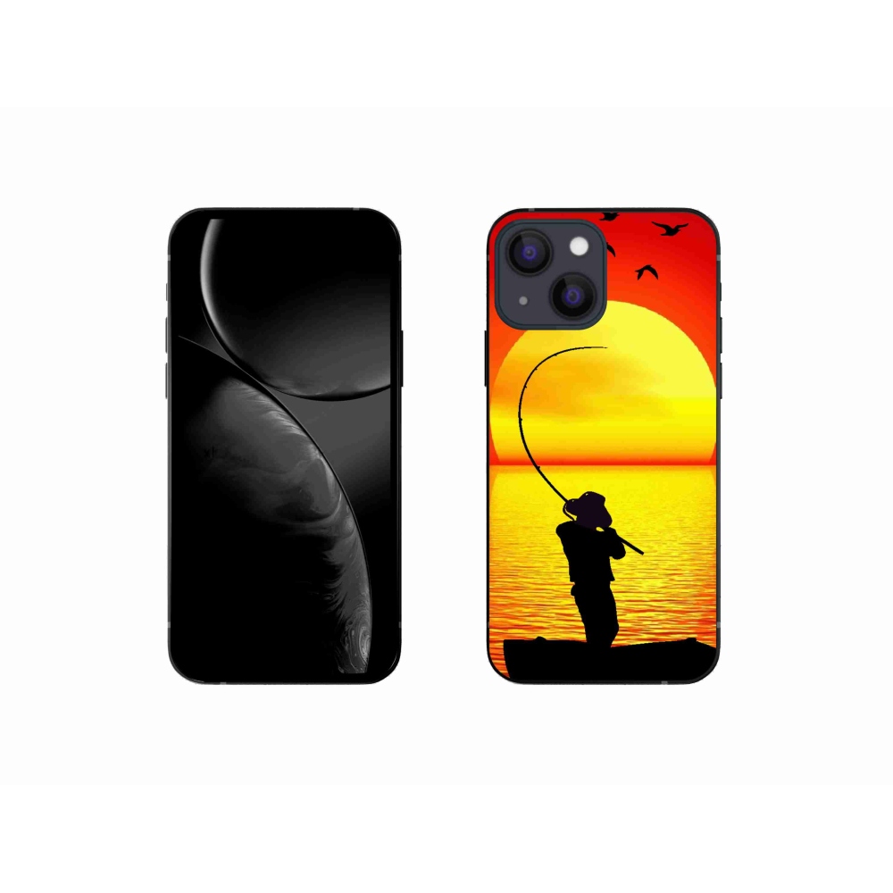 Gelový kryt mmCase na iPhone 13 mini 5.4 - rybaření