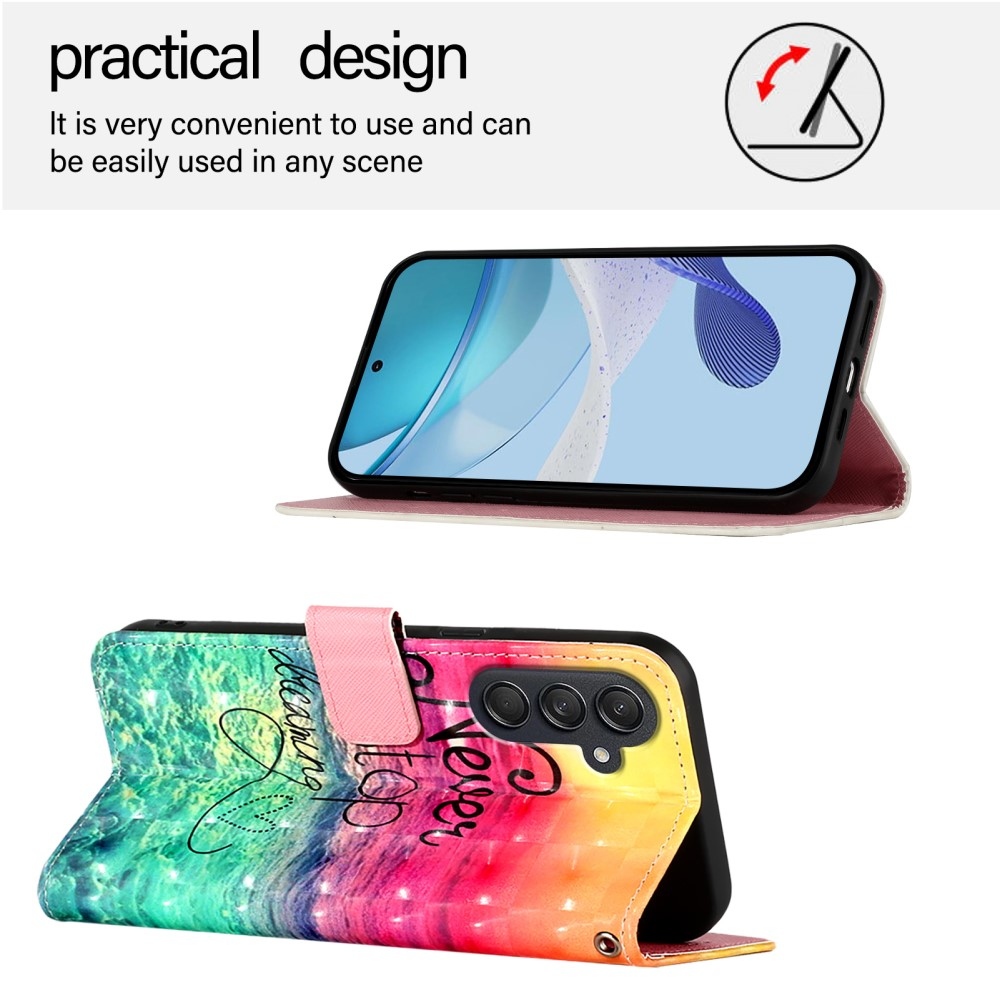 Patte knížkové pouzdro na Samsung Galaxy M55 5G - nepřestávej snít