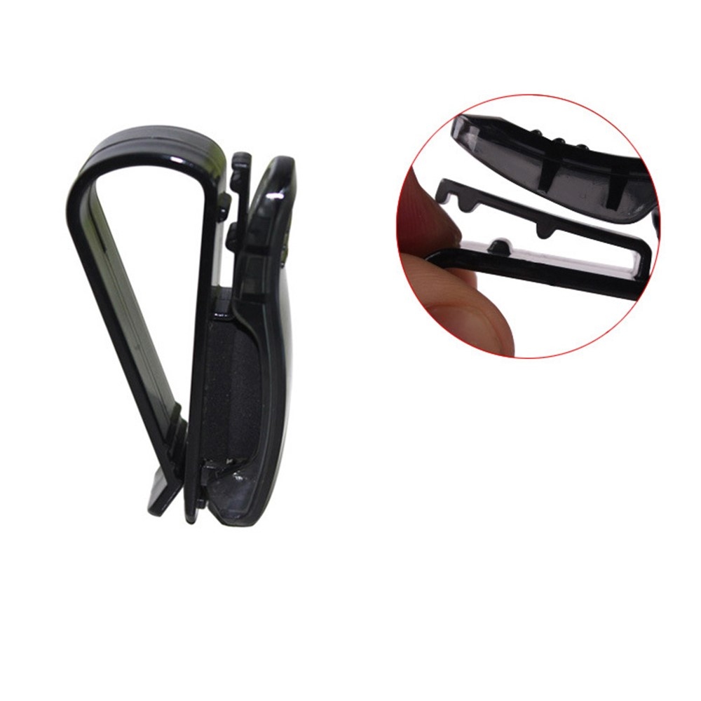 Multifunkční držák brýlí do auta na sluneční clonu s klipem