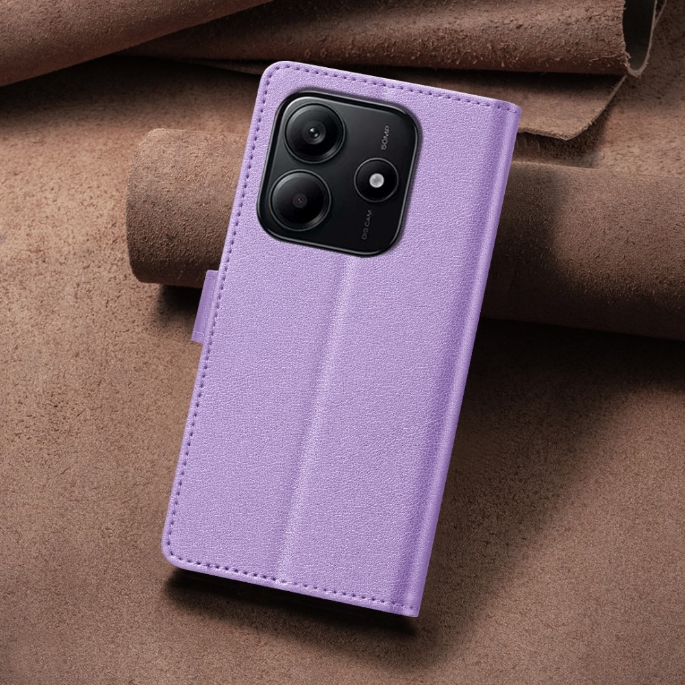 BNF knížkové pouzdro na Xiaomi Redmi Note 14 5G - fialové