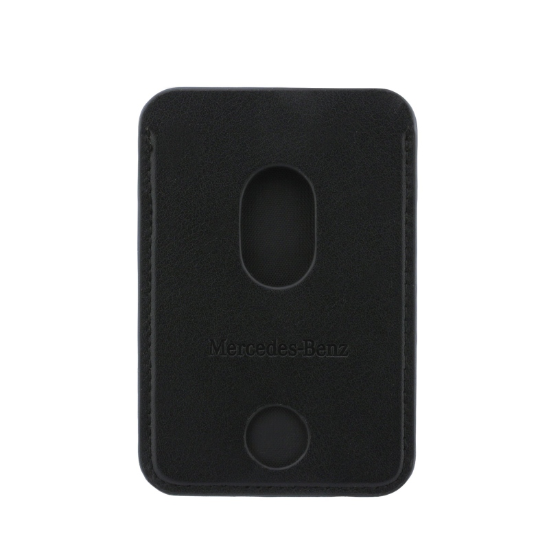 Mercedes PU Leather MagSafe Card Holder Peněženka Black