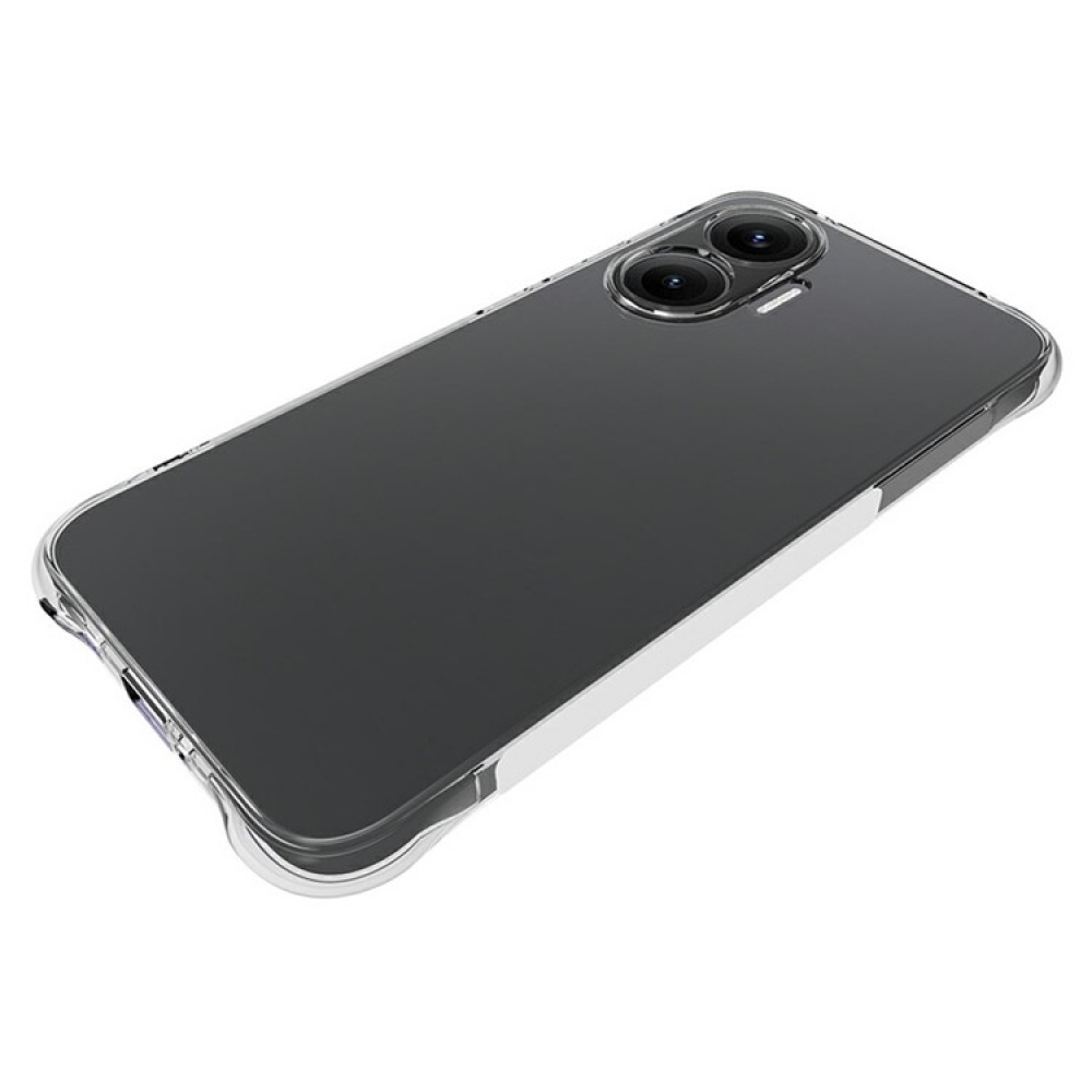 Průhledný gelový obal s vyztuženými rohy na Xiaomi Poco F7 5G