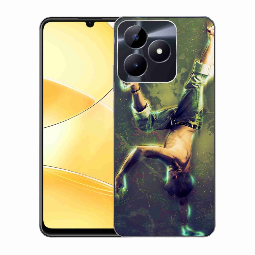 Gelový kryt mmCase na Realme C51/C53 - breakdance