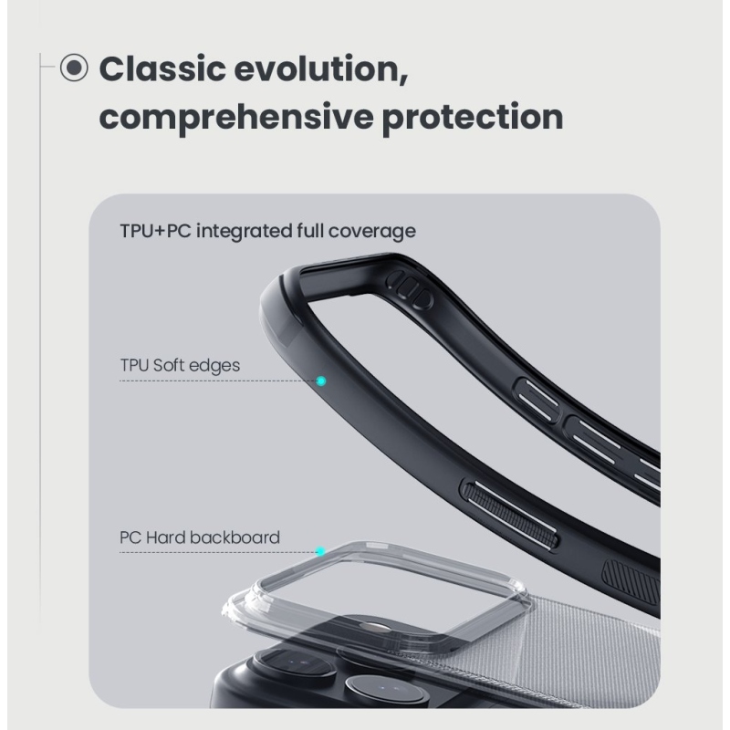 Nillkin Super Frosted PRO Zadní Kryt pro Apple iPhone 17 Pro Max Transparent Black