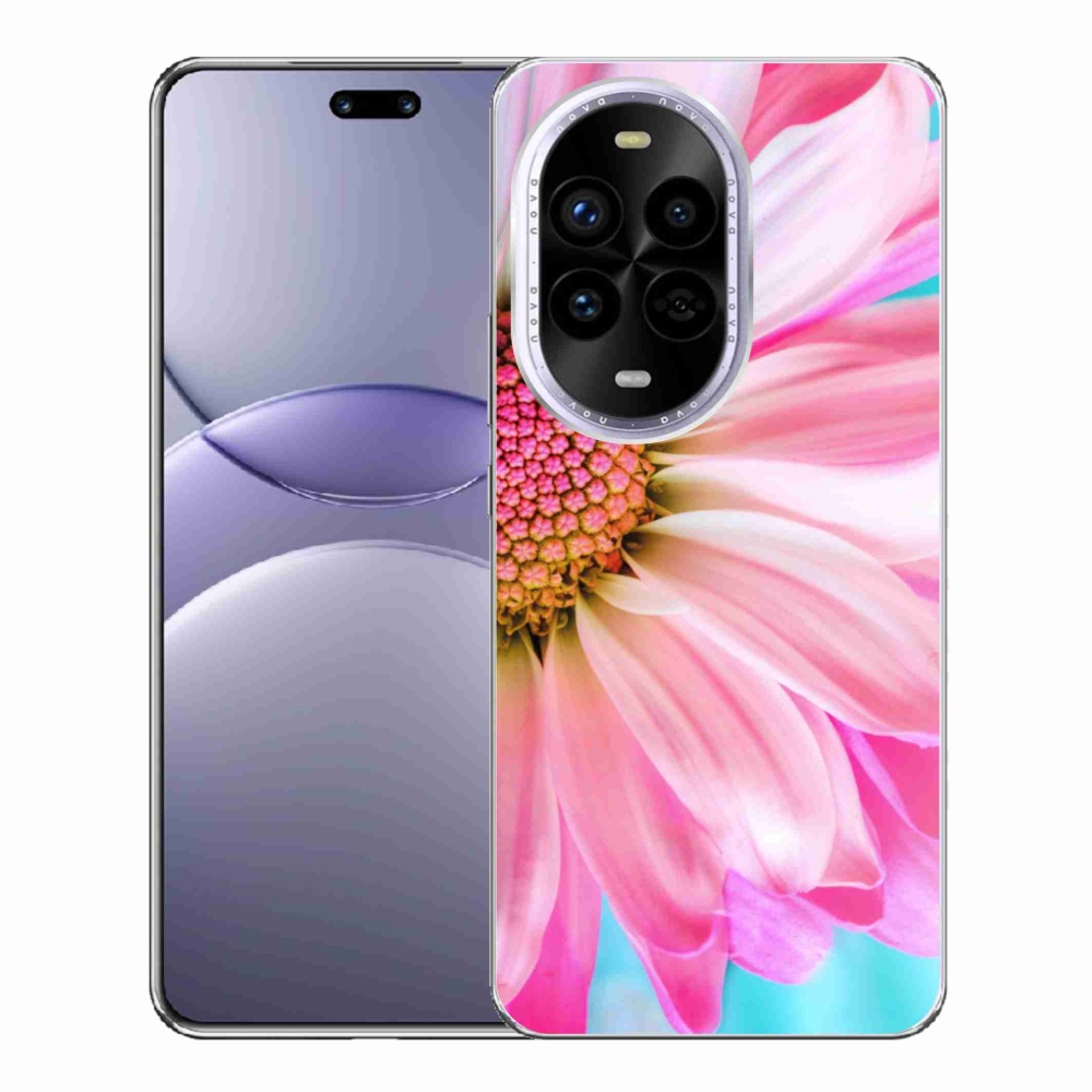 Gelový kryt mmCase na Huawei Nova 13 Pro 5G - růžová květina