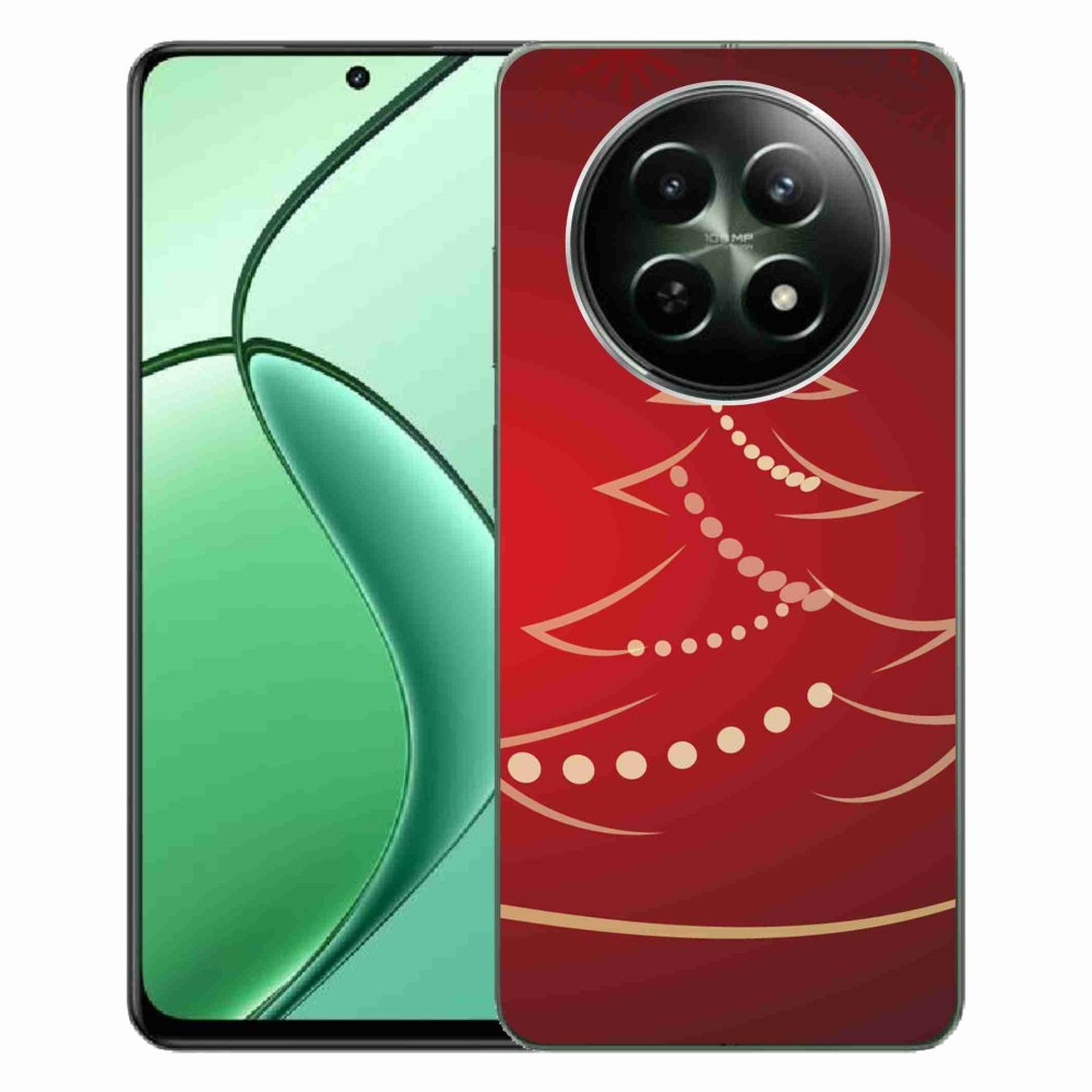 Gelový kryt mmCase na Realme 12 5G/12x 5G - kreslený vánoční stromek