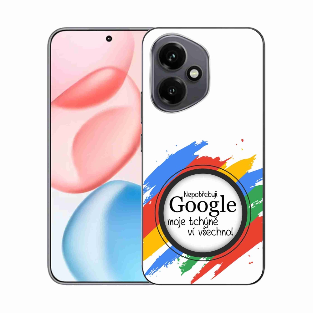 Gelový kryt mmCase na Honor 400 - tchýně ví všechno bílé pozadí