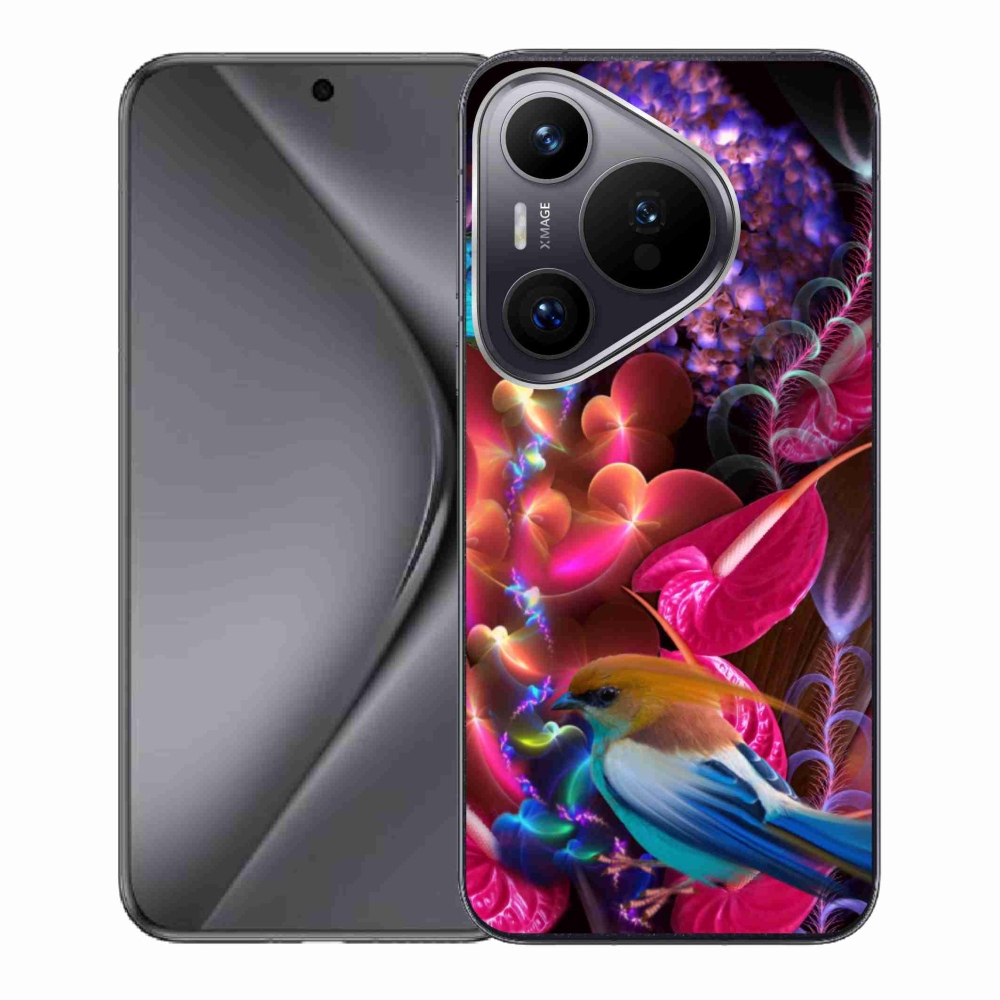 Gelový kryt mmCase na Huawei Pura 70 - barevné květiny