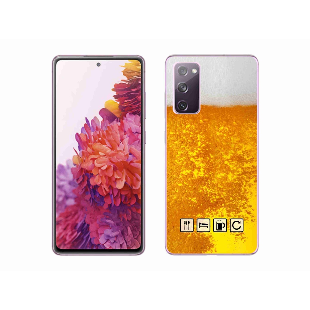 Gelový kryt mmCase na Samsung Galaxy S20 FE - pivní motiv 3