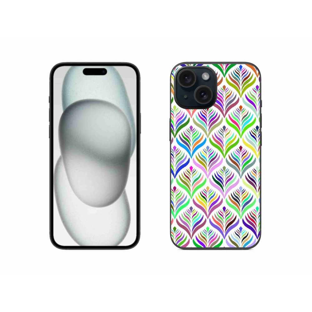 Gelový kryt mmCase na iPhone 15 - abstrakt 15