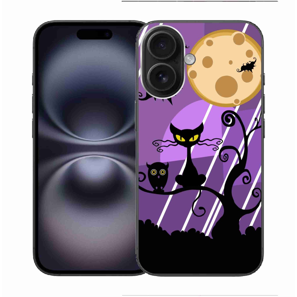 Gelový kryt mmCase na iPhone 16 - halloween