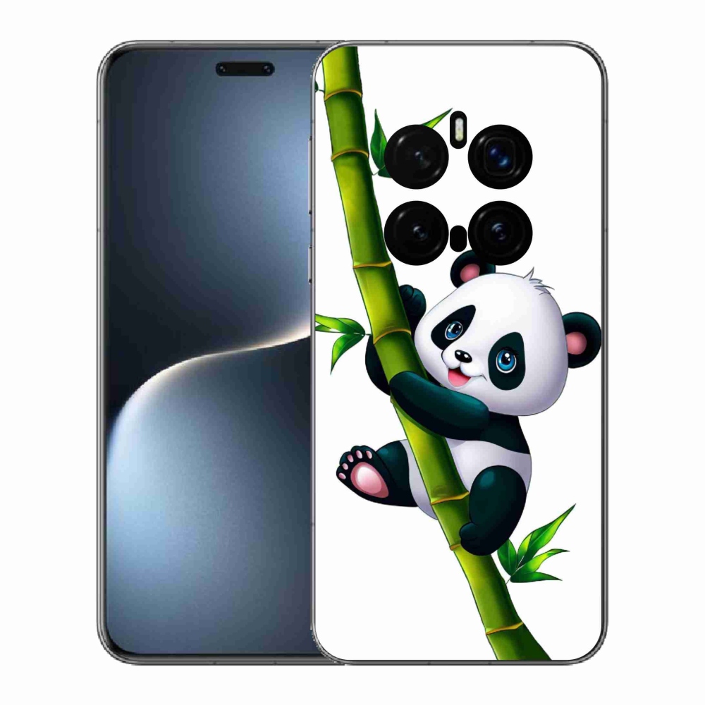 Gelový kryt mmCase na Honor Magic 7 Pro 5G - panda na bambusu
