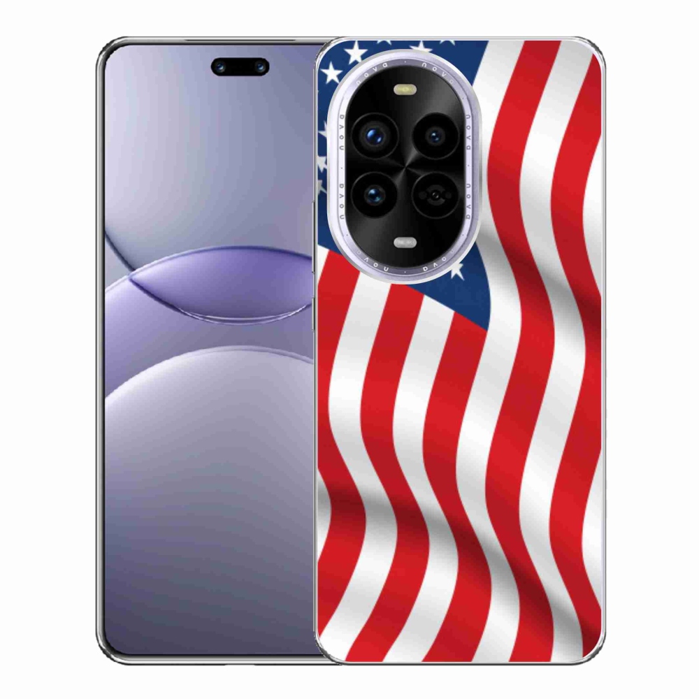 Gelový kryt mmCase na Huawei Nova 13 Pro 5G - USA vlajka