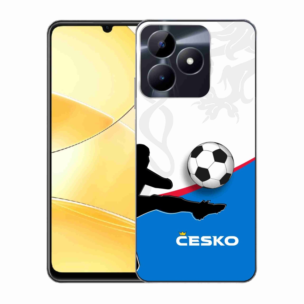 Gelový kryt mmCase na Realme C51/C53 - fotbal Česko 3