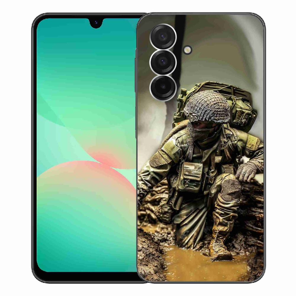 Gelový kryt mmCase na Samsung Galaxy A26 5G - voják