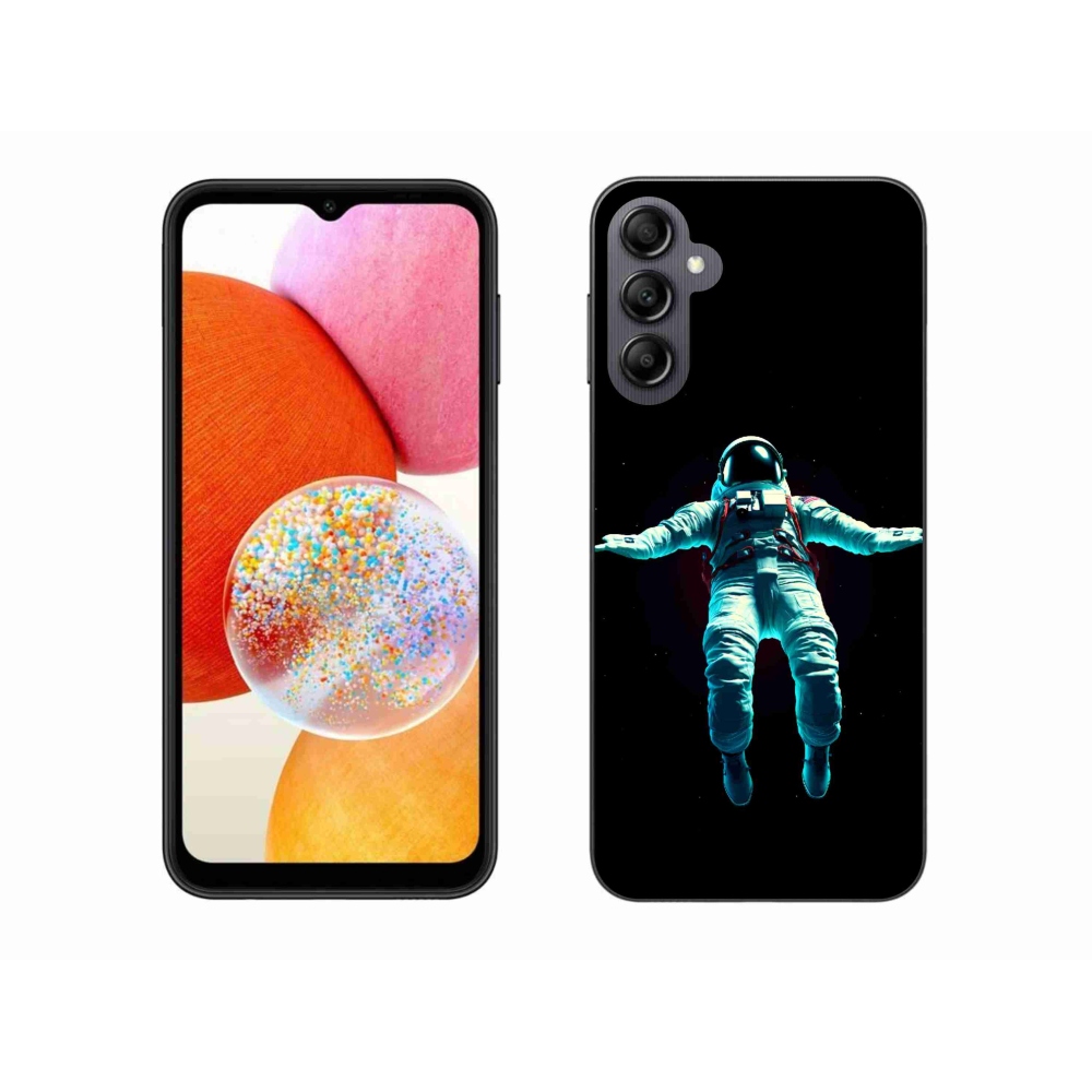 Gelový kryt mmCase na Samsung Galaxy A14 4G/5G - kosmonaut