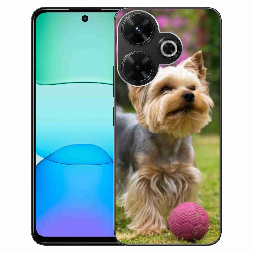 Gelový obal mmCase na Xiaomi Redmi 13 4G/Poco M6 4G - jorkšír 4