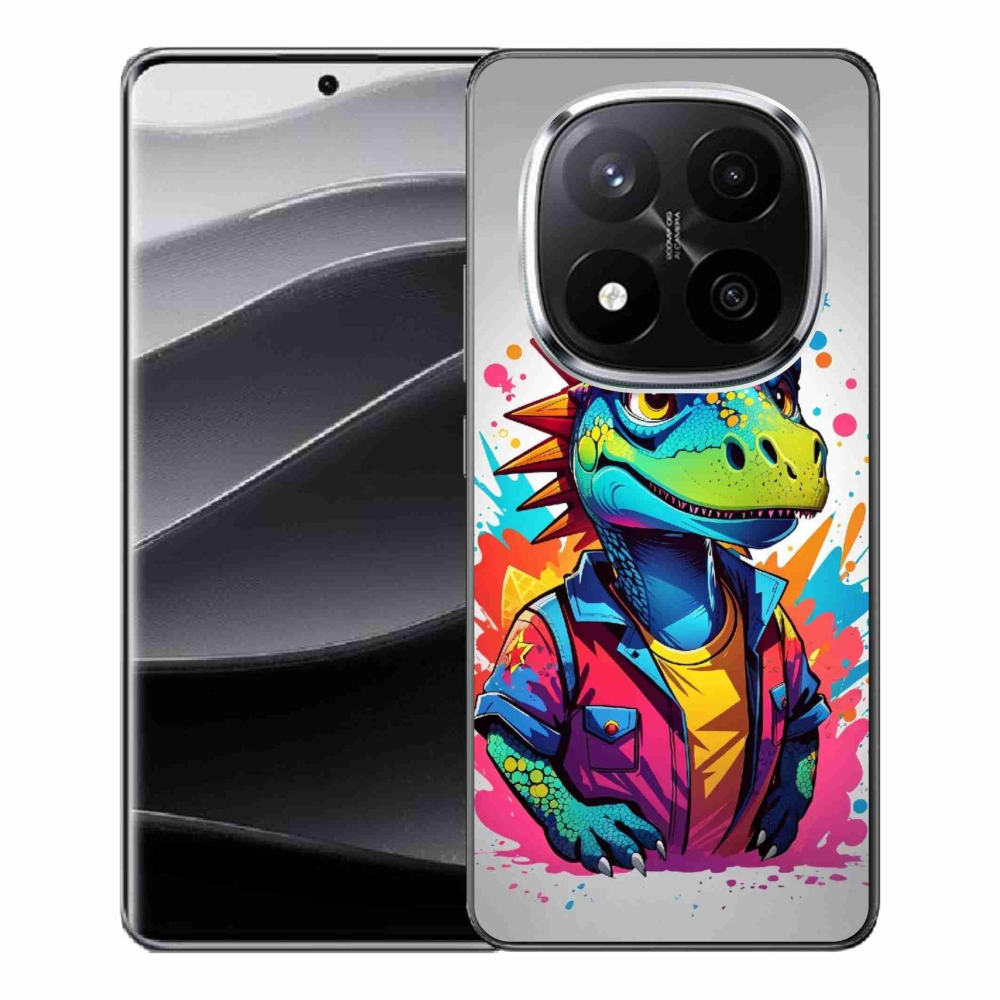 Gelový kryt mmCase na Xiaomi Redmi Note 14 Pro+ 5G - barevný dinosaurus