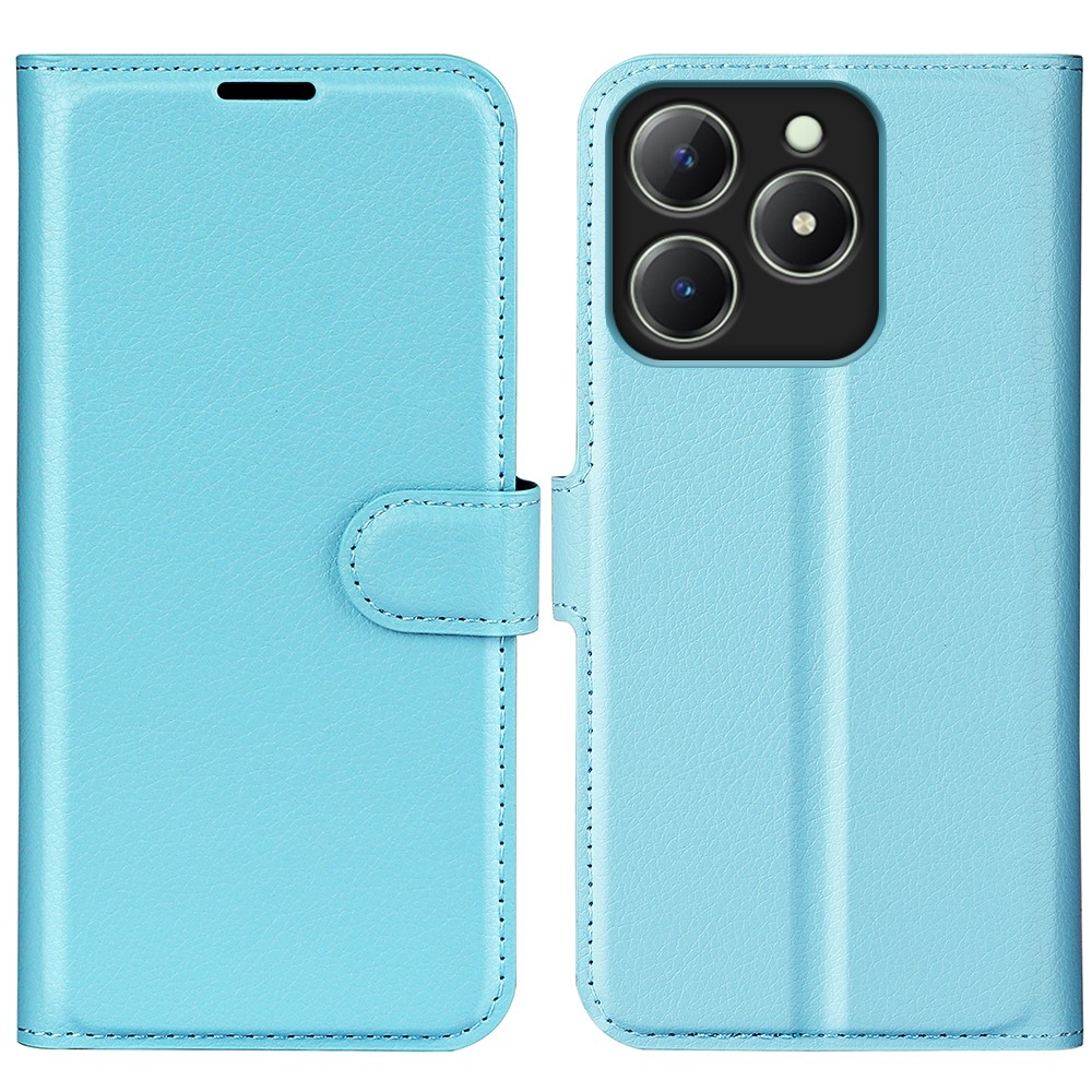 Litchi knížkové pouzdro na Realme C61/C63 - modré