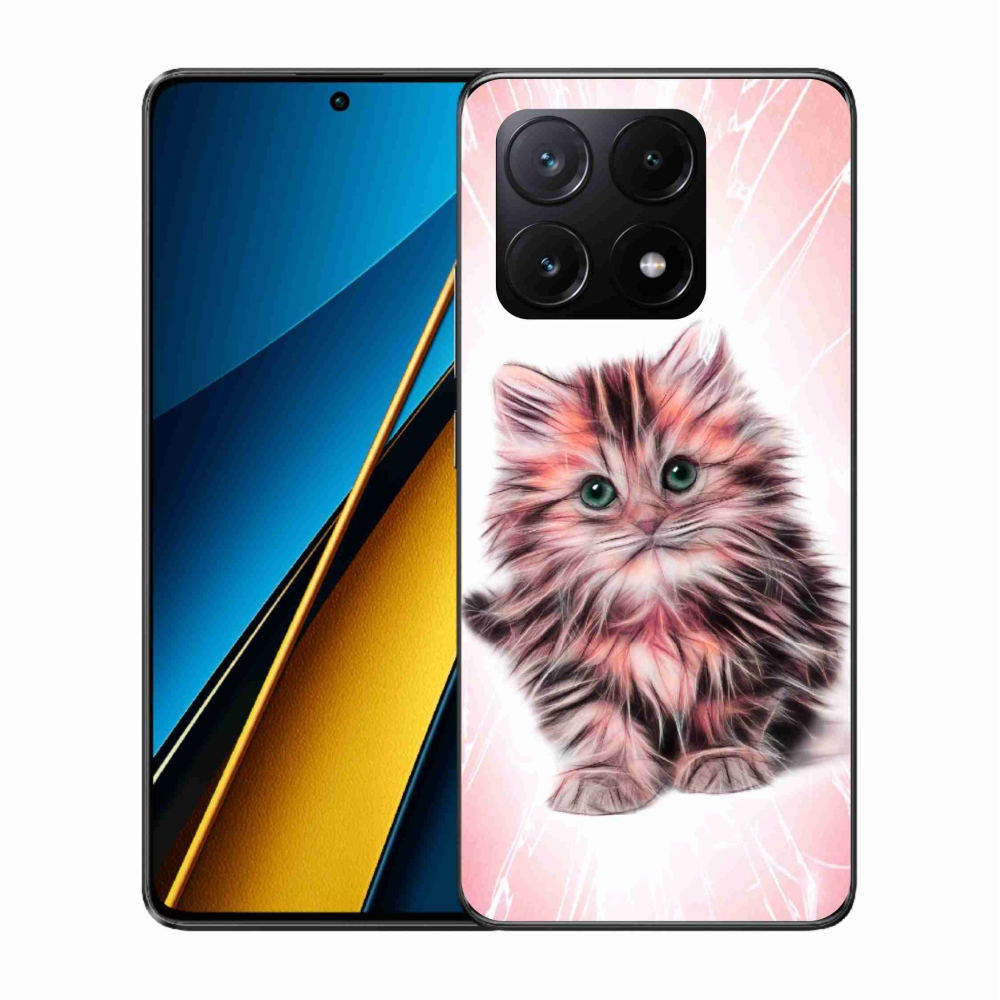 Gelový kryt mmCase na Xiaomi Poco X6 Pro 5G - roztomilé kotě