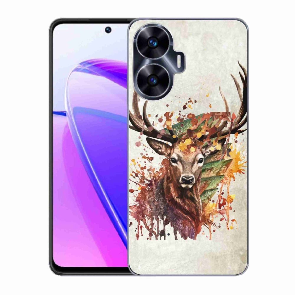Gelový obal mmCase na Realme C55 - jelen 1
