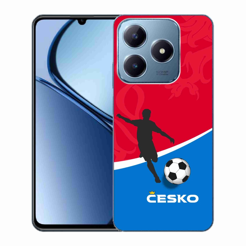 Gelový kryt mmCase na Realme C63 - fotbal Česko