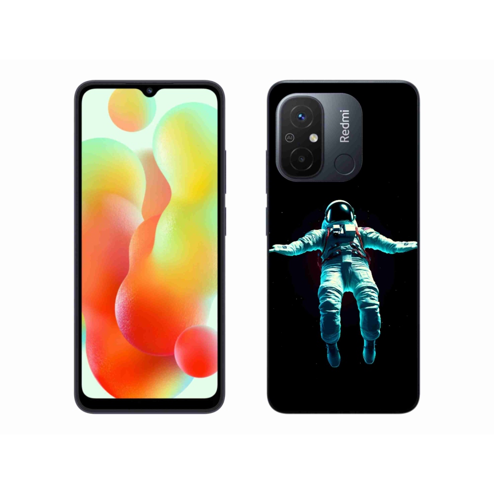 Gelový kryt mmCase na Xiaomi Redmi 12C - kosmonaut