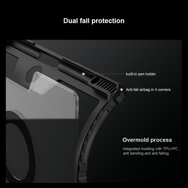 Nillkin Bumper Link Keyboard Case (Backlit Version) pro iPad Pro 12.9 2020/2021/2022/ Air 13 2024 Black