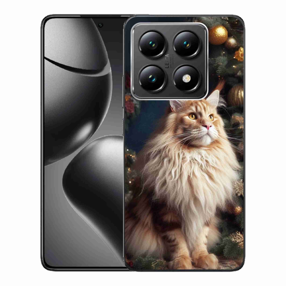 Gelový kryt mmCase na Xiaomi 14T - kočka u stromku