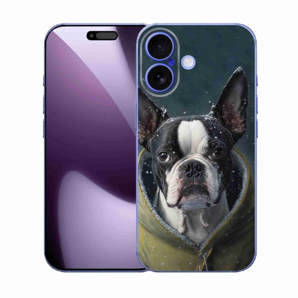 Gelový kryt mmCase na iPhone 17 - buldoček
